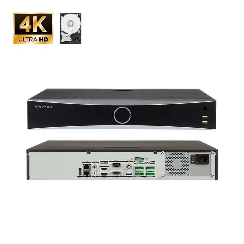 Hikvision NVR registratore 32 Canali 4K acusense - DS-7732NXI-I4/S