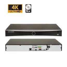 Hikvision NVR Registratore IP 8 Canali 12Mp acusense + Hard disk 1Tb - DS-7608NXI-K2