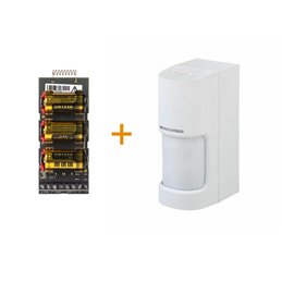 Hikvision Optex sensore infrarosso esterno antimascheramento 180 gradi WXI-RAM + Trasmettitore - DS-PM1-I1-WE