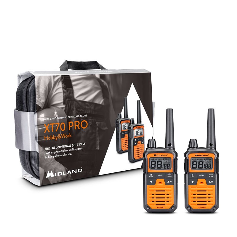 Midland XT70 Pro Hobby & Work Doppio Walkie Talkie - C1465.01