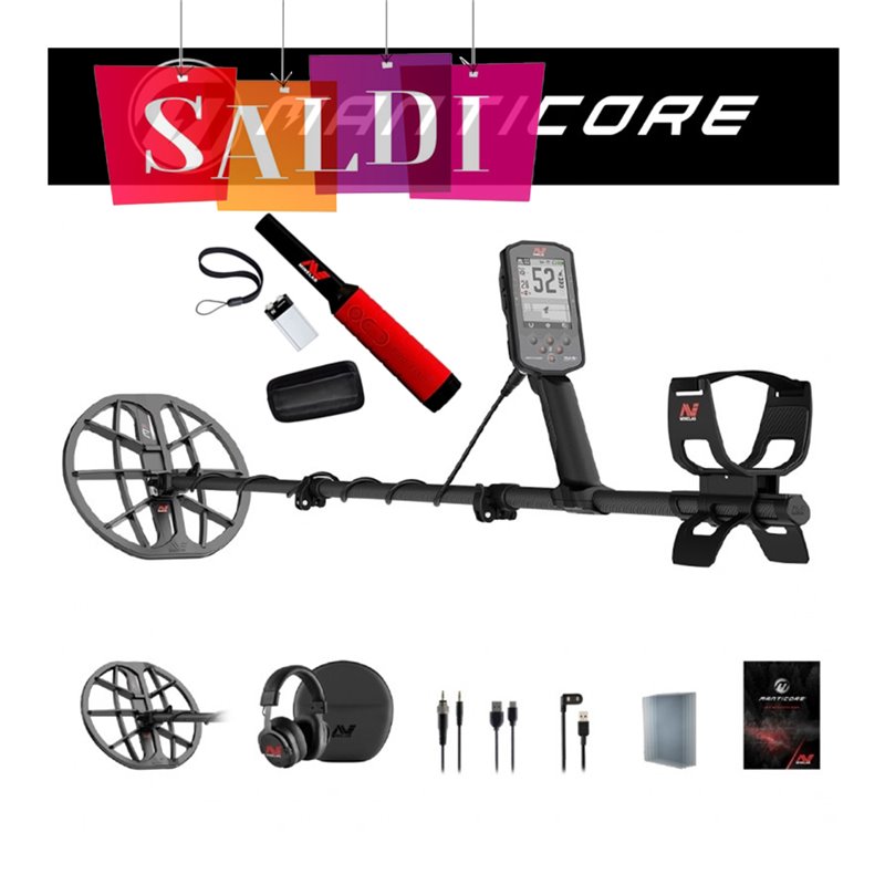 Minelab Metal Detector Multi frequenza MANTICORE + Pointer PRO-FIND 40 (SALDI 2024)