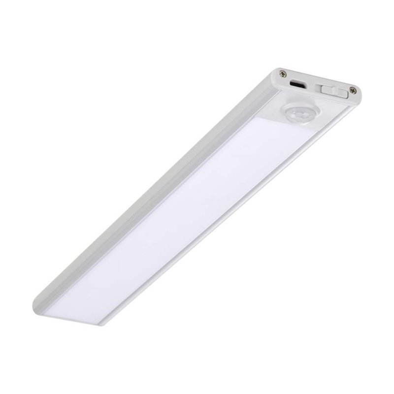 V-TAC Lampada LED armadio sotto pensile ricaricabile 1,5W Sensore PIR 4000K IP20 - 2958