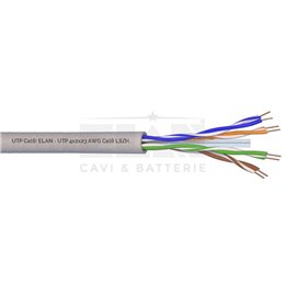 Elan Cavo per rete dati UTP CAT6 4x2x23AWG Scelta: 50M - 100M - 305M - 098233