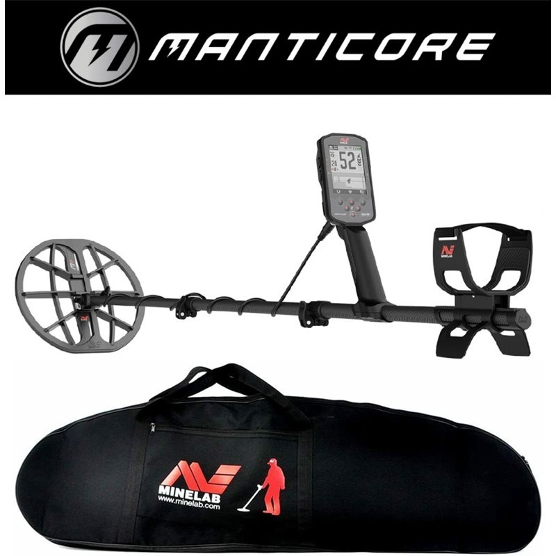 Minelab Metal Detector Multi frequenza MANTICORE + Borsa (Bag pack)