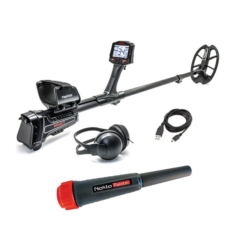 Nokta Makro Impact metal detector Multi frequenza + Nokta Pointer