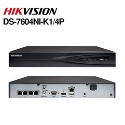 Hikvision NVR 4 Canali + Hard disk 1TB - DS-7604NI-K1/4P