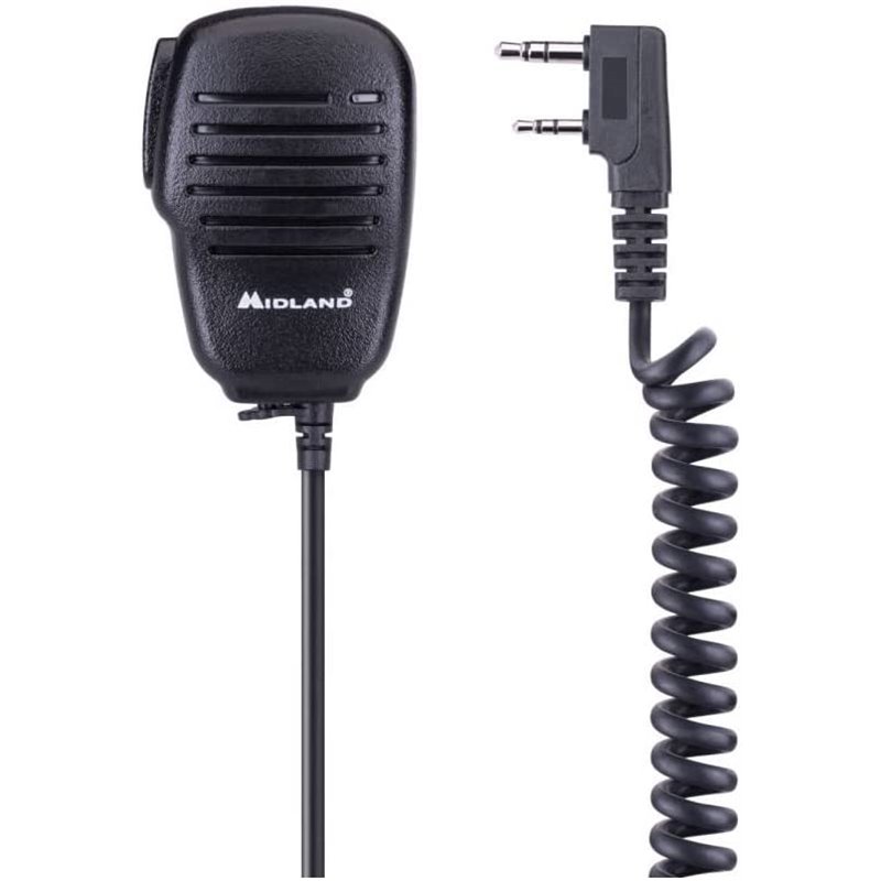 Midland Microfono altoparlante PTT e clip - presa 2 pin Kenwood MA22-LK - C1542