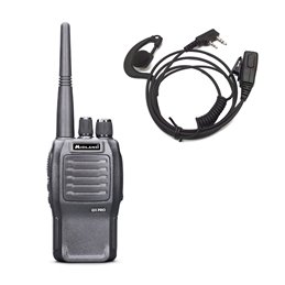 Midland G11 PRO Ricetrasmettitore Bibanda Pmr446 + Auricolare Mic. compatibile Proxel  - C966.06