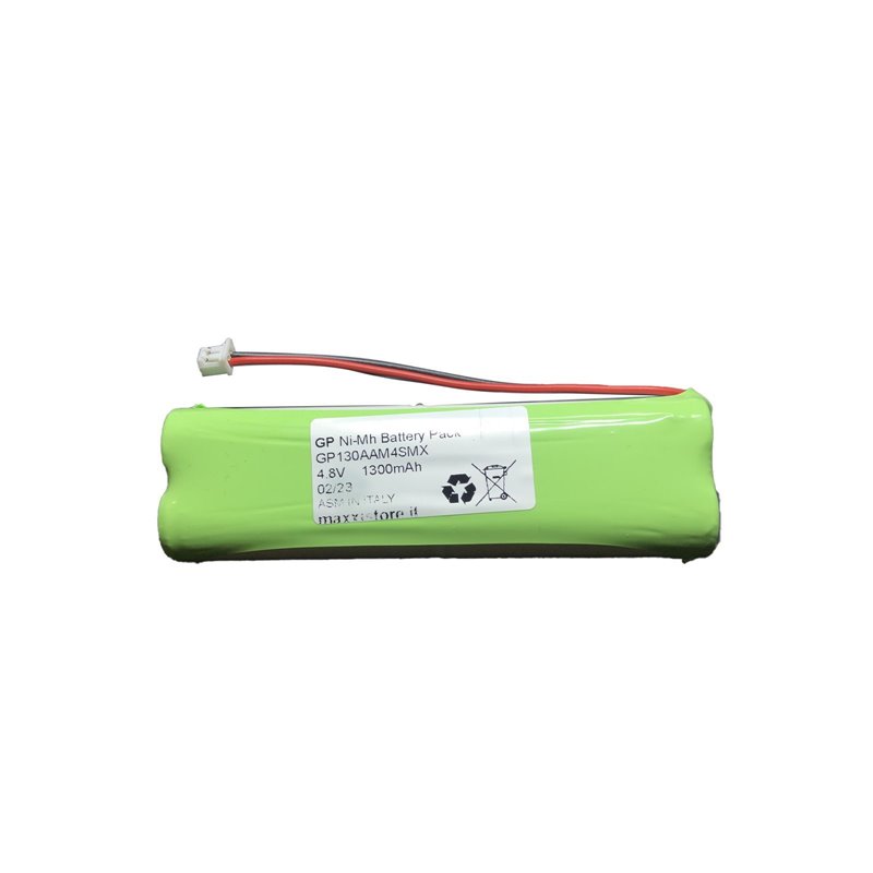 GP Batteria ricambio 7,2V 1300mA compatibile centrale CR600 PLUS 80BT1400113