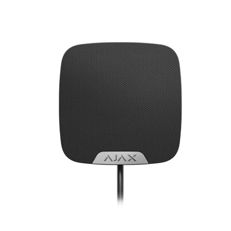 Ajax HomeSiren Fibra Sirena cablata con connessione a LED esterno nero - 44398