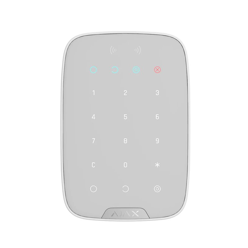 Ajax Tastiera wireless con lettore TAG bianco - KEYPAD PLUS - 38253 - 26078