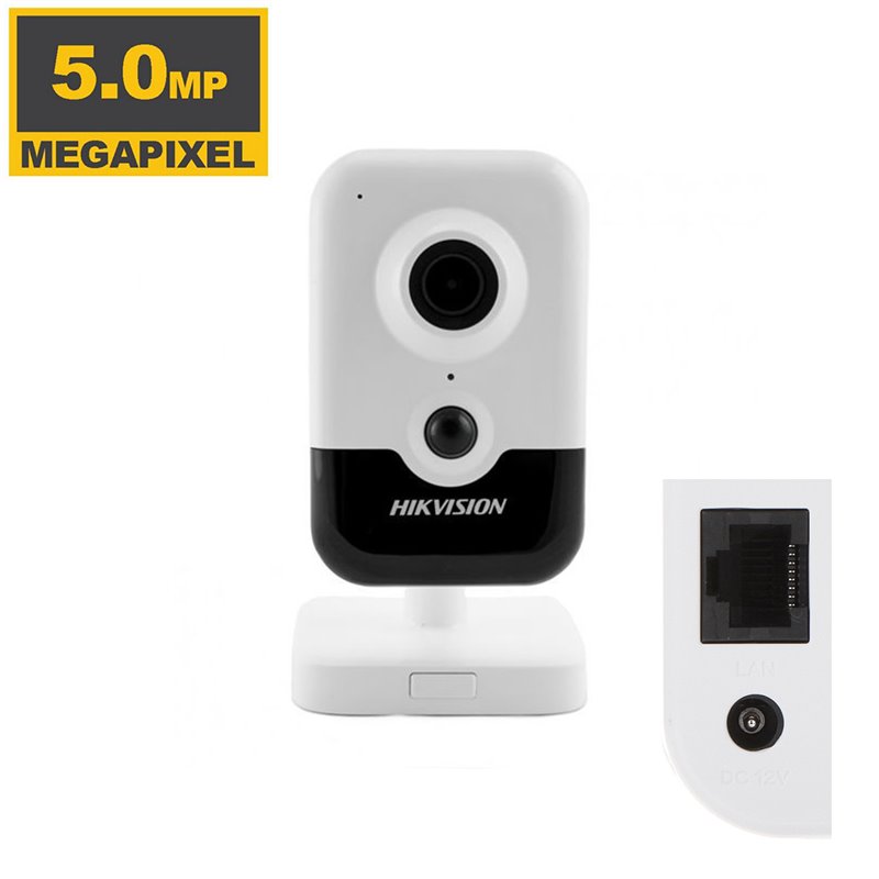 Hikvision Digital Technology Telecamera di sicurezza 5MP IP Interno Cubo 2.8mm - DS-2CD2455FWD-IW