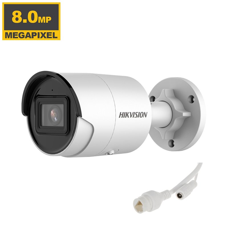 Hikvision telecamera 8MP 4mm ip poe 4K ultra hd - DS-2CD2086G2-I