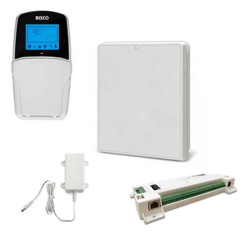 Risco kit Lightsys Plus centrale + Tastiera + Box G + Alimentatore 4,5A - RP432MP0000A