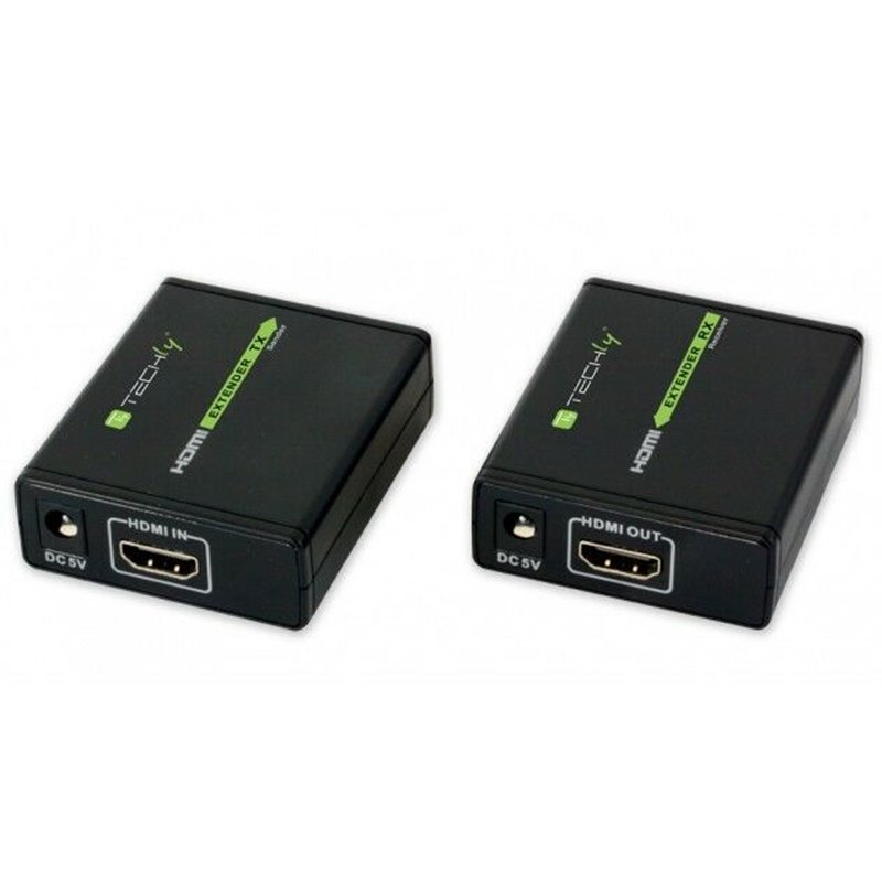 Techly extender trasmettitore e ricevitore full hd hdmi cat.5/6 mt.60 mt sky