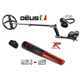 Xp Xplorer metal detector Deus piastra 9" + WS4 + MI-6 - DEUS LITE - KIT24