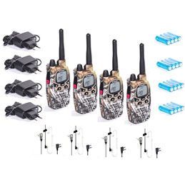 Midland 4 pezzi G7 PRO ricetrasmittente Walkie Talkie camo mimetica + Auricolare MA31-L