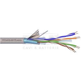 Cavo schermato reti CAT.6 FTP 4x2x23AWG 50Mt o 100Mt o 305Mt - 098233S