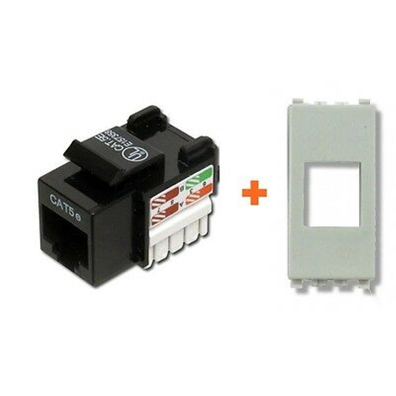 Presa di rete CAT.5e UTP serie Vimar Eikon bianco RJ45 small