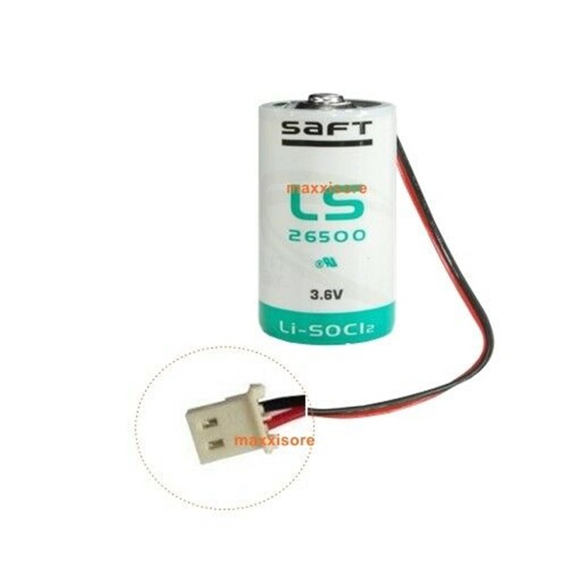 Saft batteria litio 3,6V 7,2Ah compatibile Beghelli Intelligent 8696 - LS26500SX