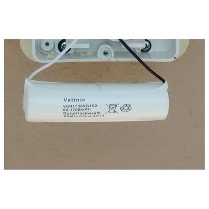 Panasonic pacco batterie litio compatibile 6V 1400Ma