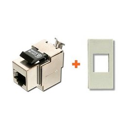 Intellinet Presa rete CAT.5e stp RJ45 schermata compatibile Legrand Mosaic