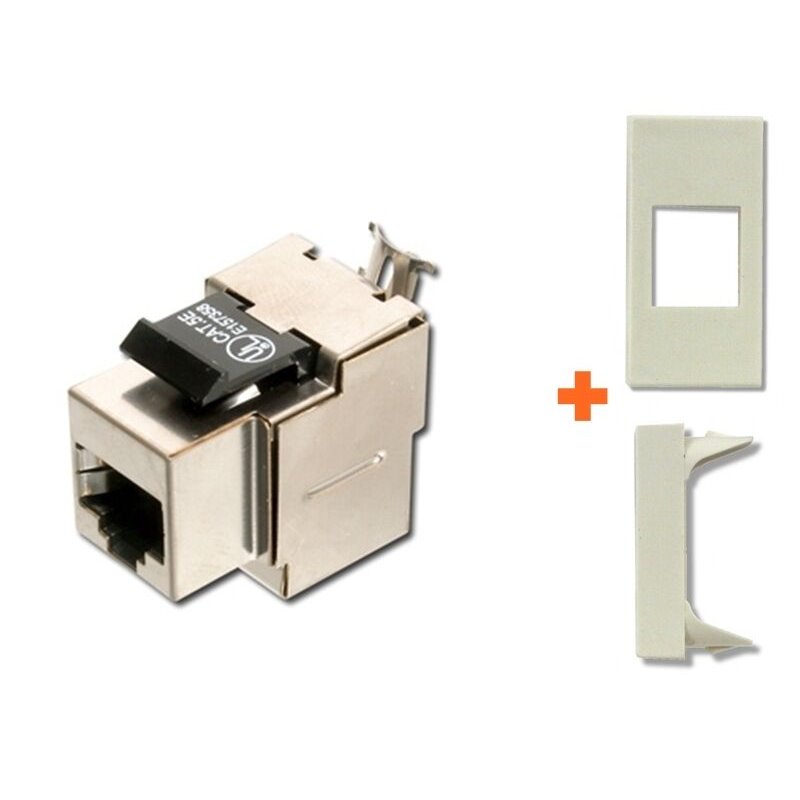 Keystone presa di rete cat.5e stp Legrand Vela bianca RJ45