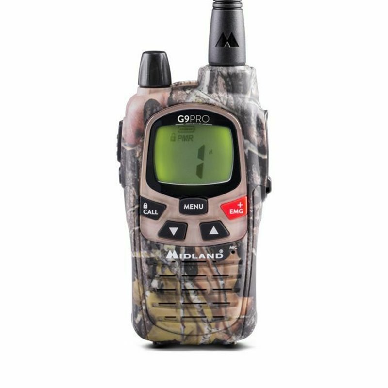 Midland ricetrasmettitore G9 PRO camo mimetico pmr lpd 446Mhz