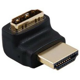 Techly Adattatore HDMI M/F angolato a L MASCHIO FEMMINA