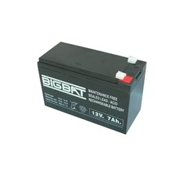 Bigbat batteria piombo ricaricabile 12V 7Ah x Bentel Tecnoalarm Risco Paradox