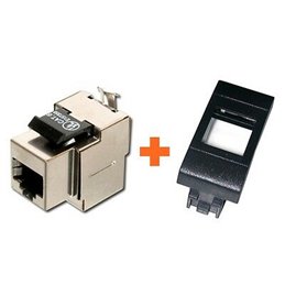 Keystone presa rete RJ45 cat.6 stp compatibile Bticino Living International