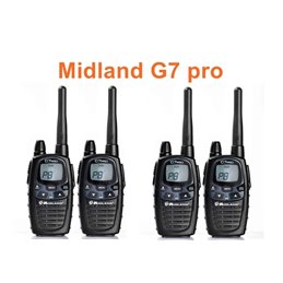 Midland ricetrasmittente G7 pro nero c1090 2 coppie Versione Export 3 W