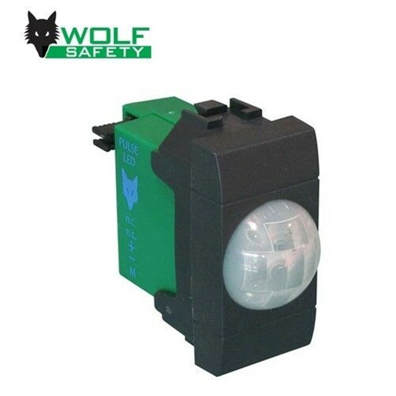 Wolf infrarosso sensore Jolly 12V compatibile Gewiss Chorus nero - W-JM-GC