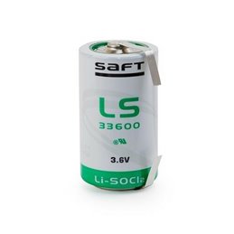 Saft batteria litio 3,6V 17Ah LS33600 CNR antifurto barriera daitem ER34615H