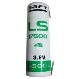 Saft batteria litio LS17500-CNR 3,6V Li-SOCl2 Dimensione A Allarme GPS