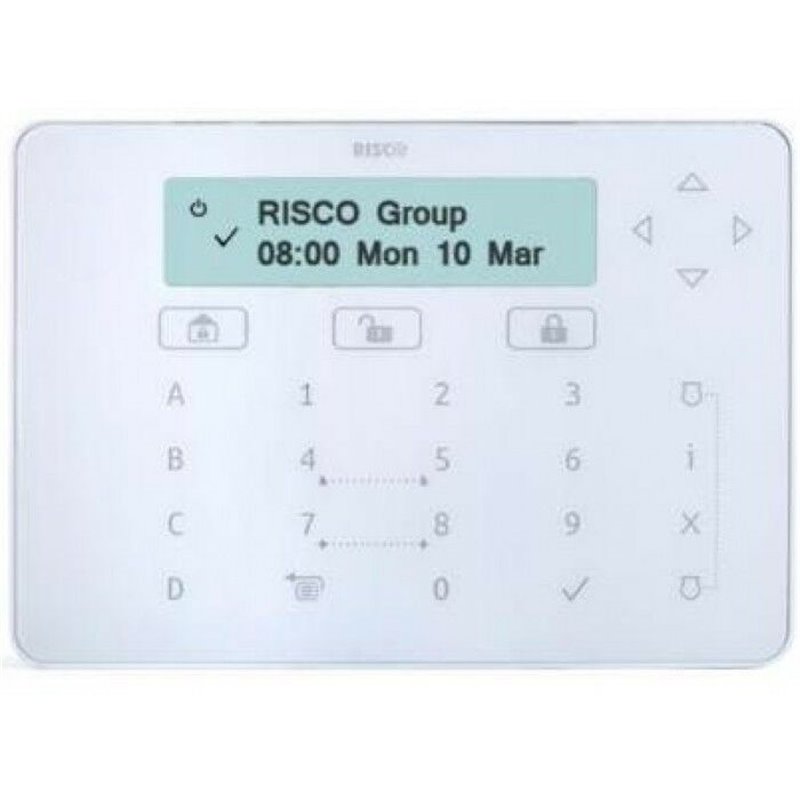 Risco Tastiera touch Elegant bianca antifurto - RPKELPWT000B