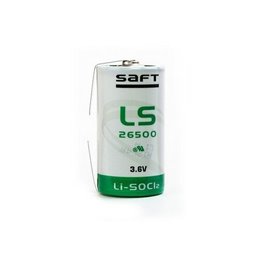 Saft Batteria litio 3,6V 7,7Ah antifurto mezza torcia - LS26500CNR