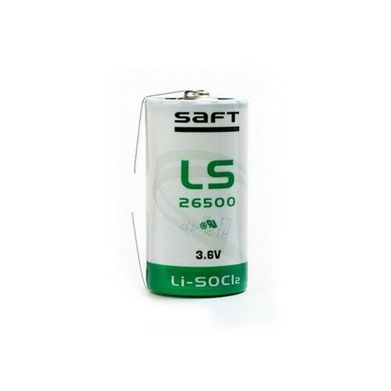 Saft Batteria litio 3,6V 7,7Ah antifurto mezza torcia - LS26500CNR