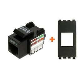 Presa di rete CAT.5e UTP serie Vimar Eikon grigio scura RJ45 small