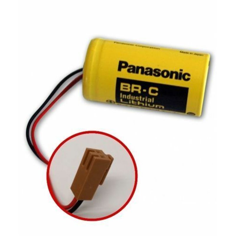 Panasonic batteria al litio  BR-C 3V 5000Mah apparecchiature fanuc plc BR26500