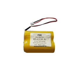 FDK Batteria TELEPASS BR-ACF2R 6V Litio Sanyo 2CR17450-R 2200mAh