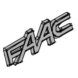 7324745 FAAC Gruppo Targhetta Logo Faac 2003