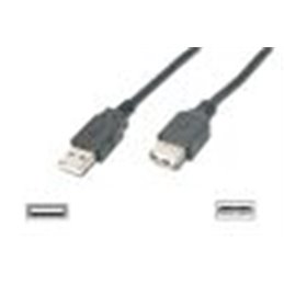 Digitus Cavo prolunga usb 2.0 connettori a-a connettori maschio/femmina - mt. 5 nero