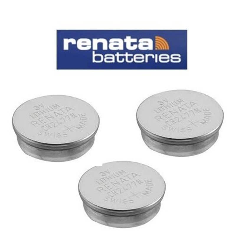 Renata 3 pz Batteria non ricaricabile al litio a bottone CR2477N