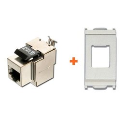 Digitus presa di rete cat.5e stp vimar idea bianco bianca rj45