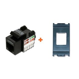 Digitus presa rete cat.5e utp rj45 vimar idea grigia