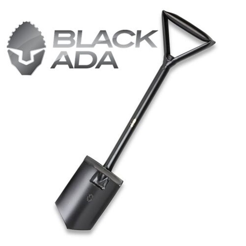 Black ada mini vanga da scavo in acciaio 85 cm bigfoot extended metal detector