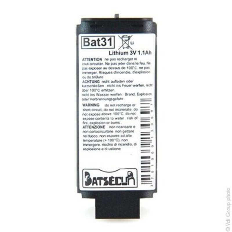 Batteria allarme antifurto 3V 1200mAh compatibile BATLI31 - BAT31