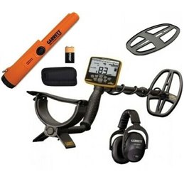 Garrett Apex metal detector wireless multifrequenza simultanea + Propointer AT