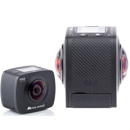 Midland H360 videocamera ripresa sferica a 360° sport foto video HD WiFi C1288